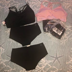Victoria’s Secret Pink panties and sports bras